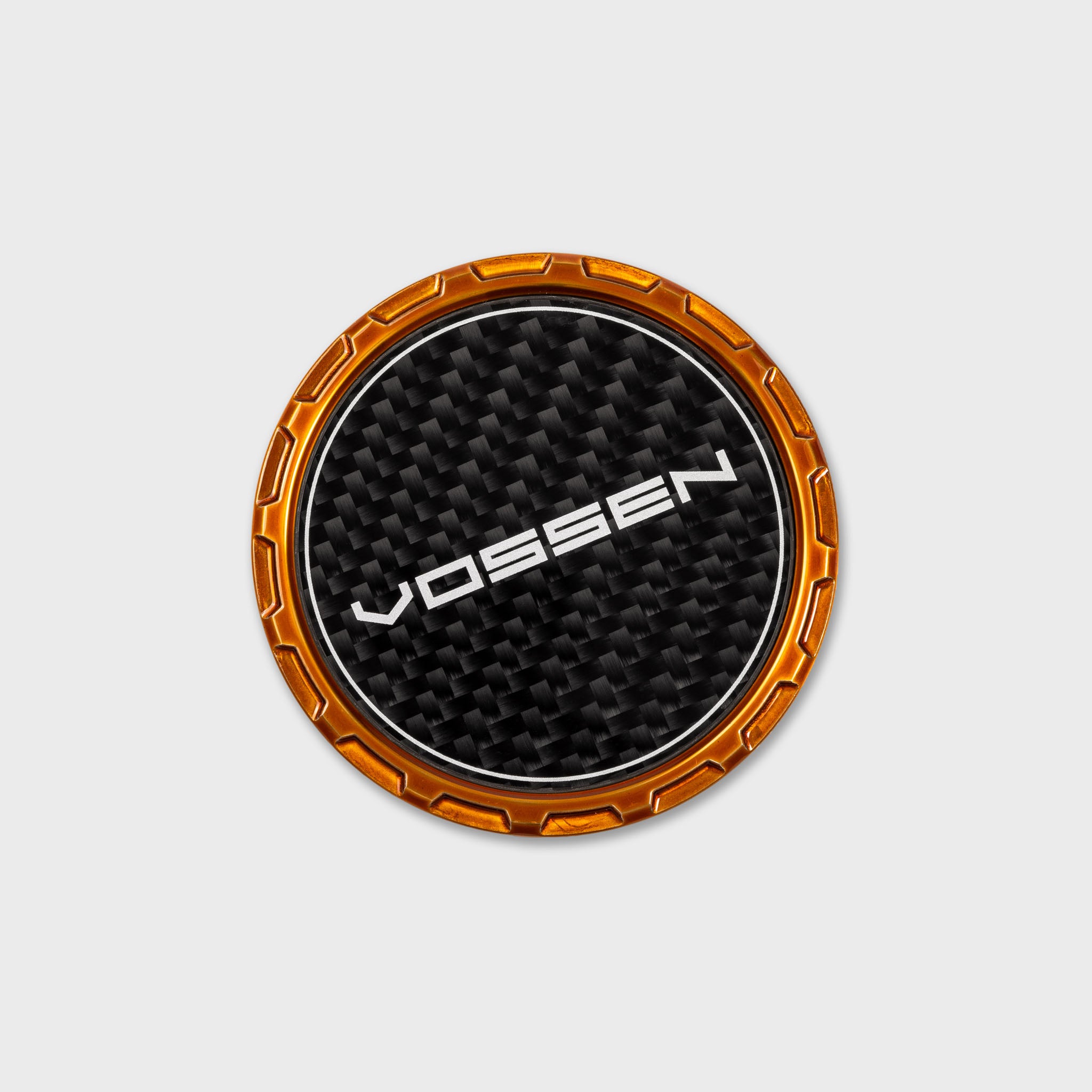 Classic Carbon Billet Sport Cap for VF & HF Series Wheels (Brickell Bronze) - Twill Weave Carbon