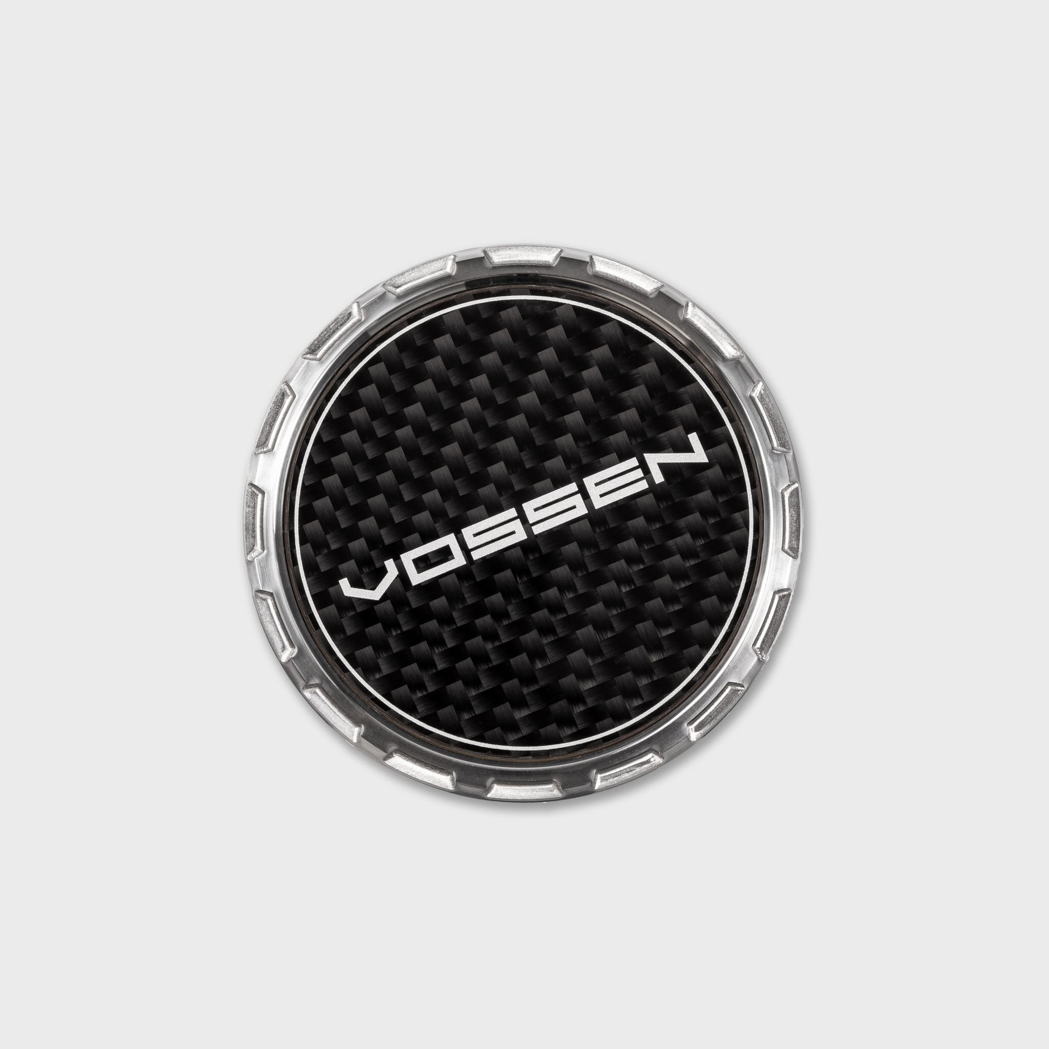 Classic Carbon Billet Sport Cap for VF & HF Series Wheels (Gloss Clear) - Twill Weave Carbon