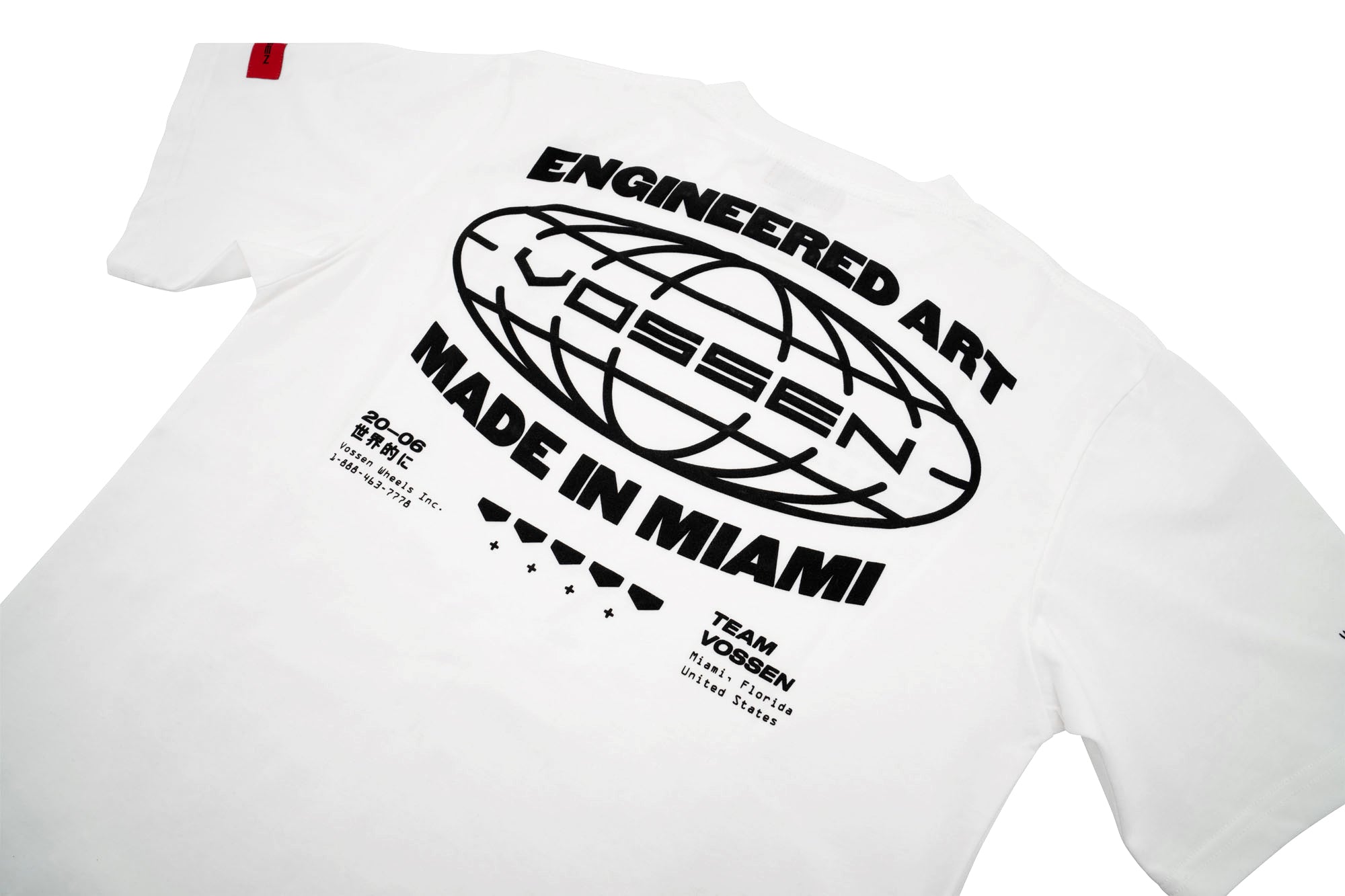 Vossen Globe Shirt-White - Vossen