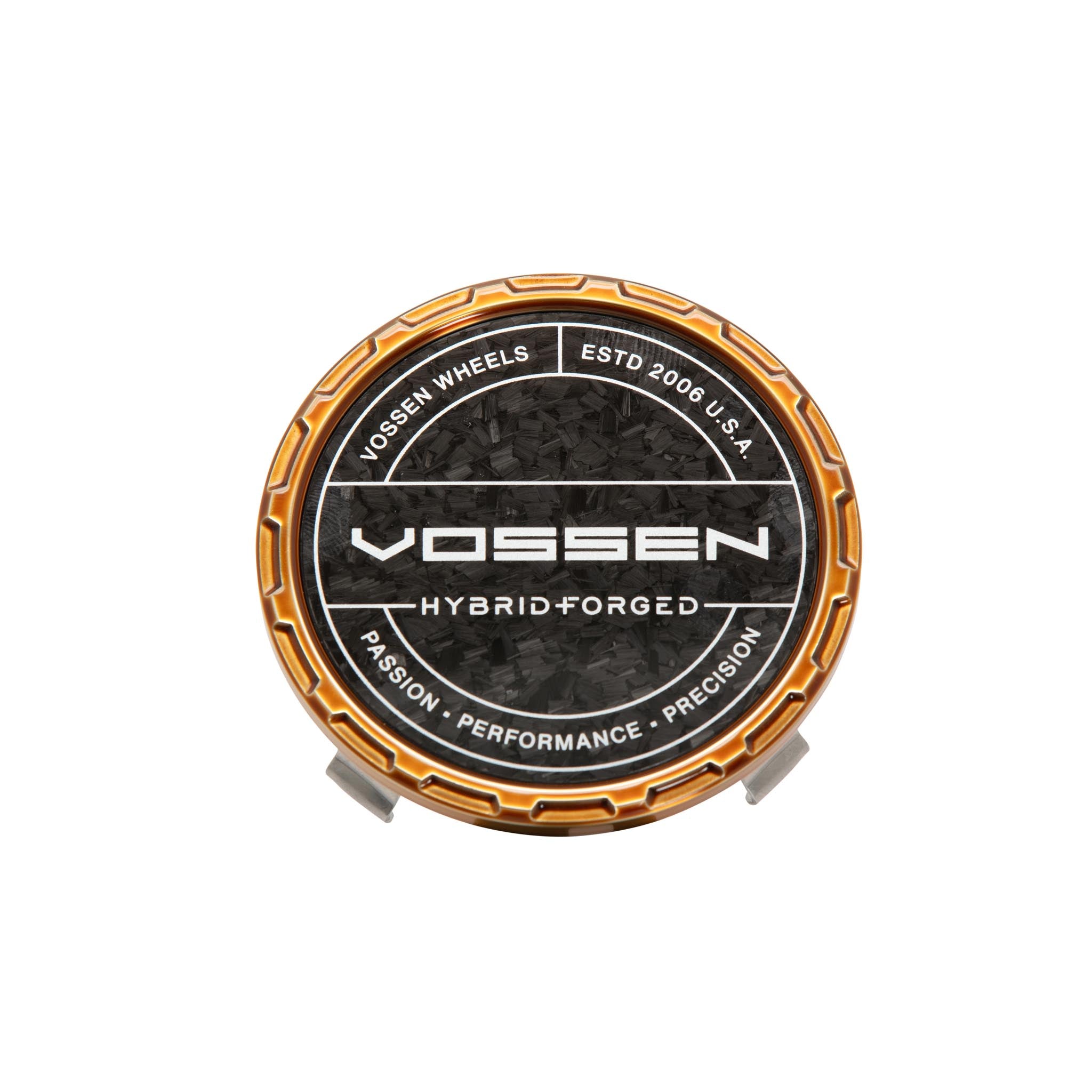 Hybrid Forged Carbon Billet Sport Cap for VF & HF Series Wheels (Brickell Bronze) - Forged Carbon