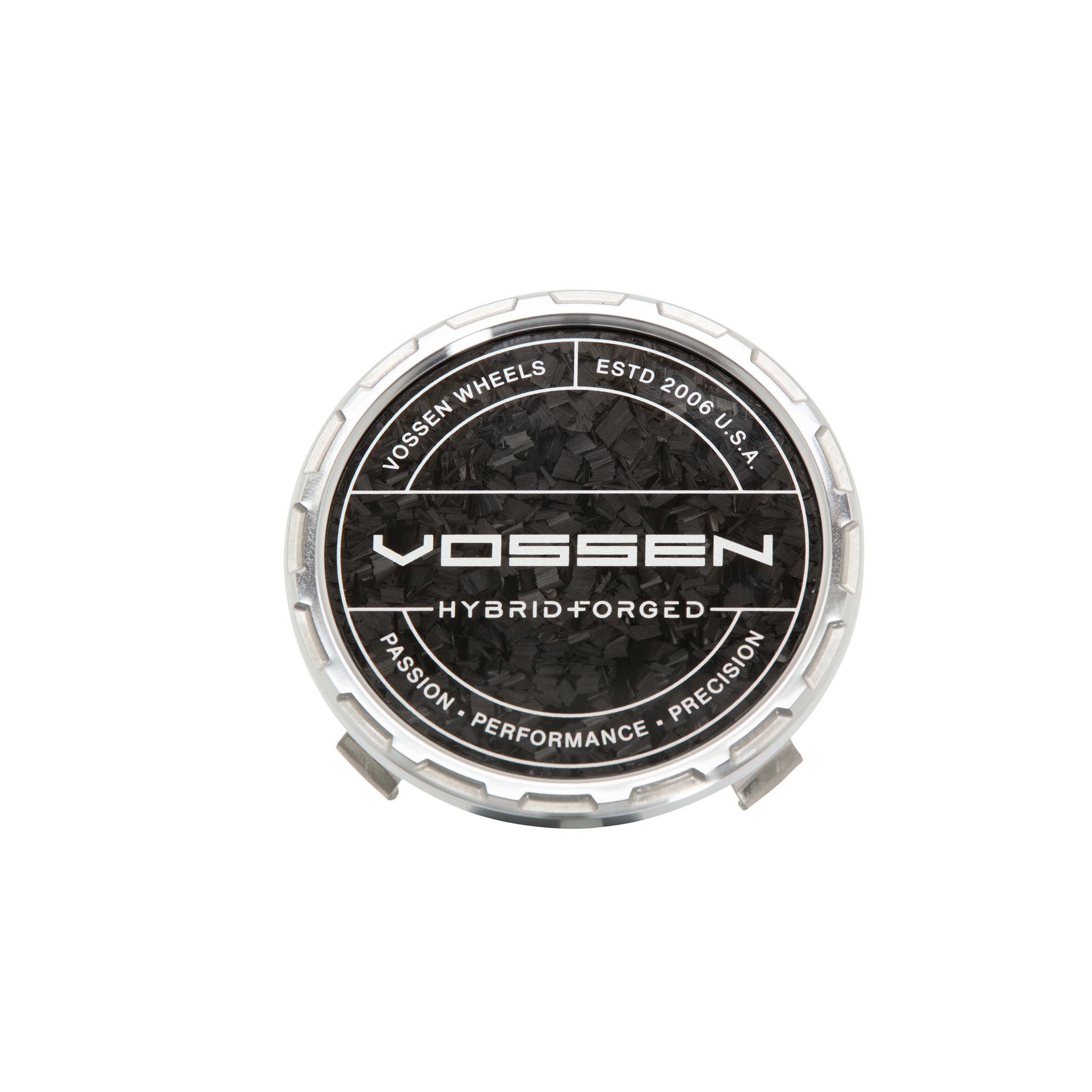 Carbon Hybrid Forged Billet Sport Cap for VF & HF Series Wheels (Gloss Clear) - Forged Carbon