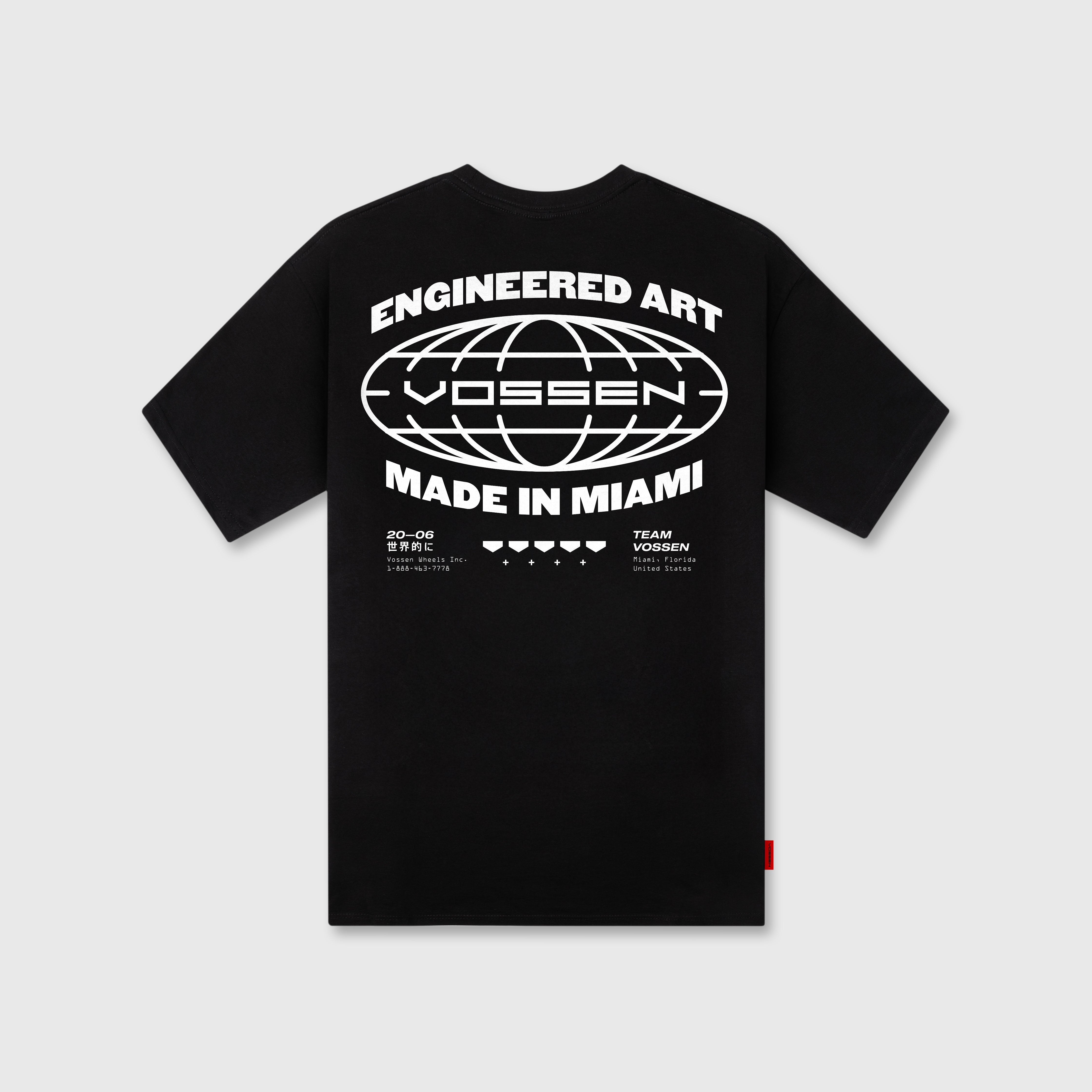 Vossen Globe Shirt- Black