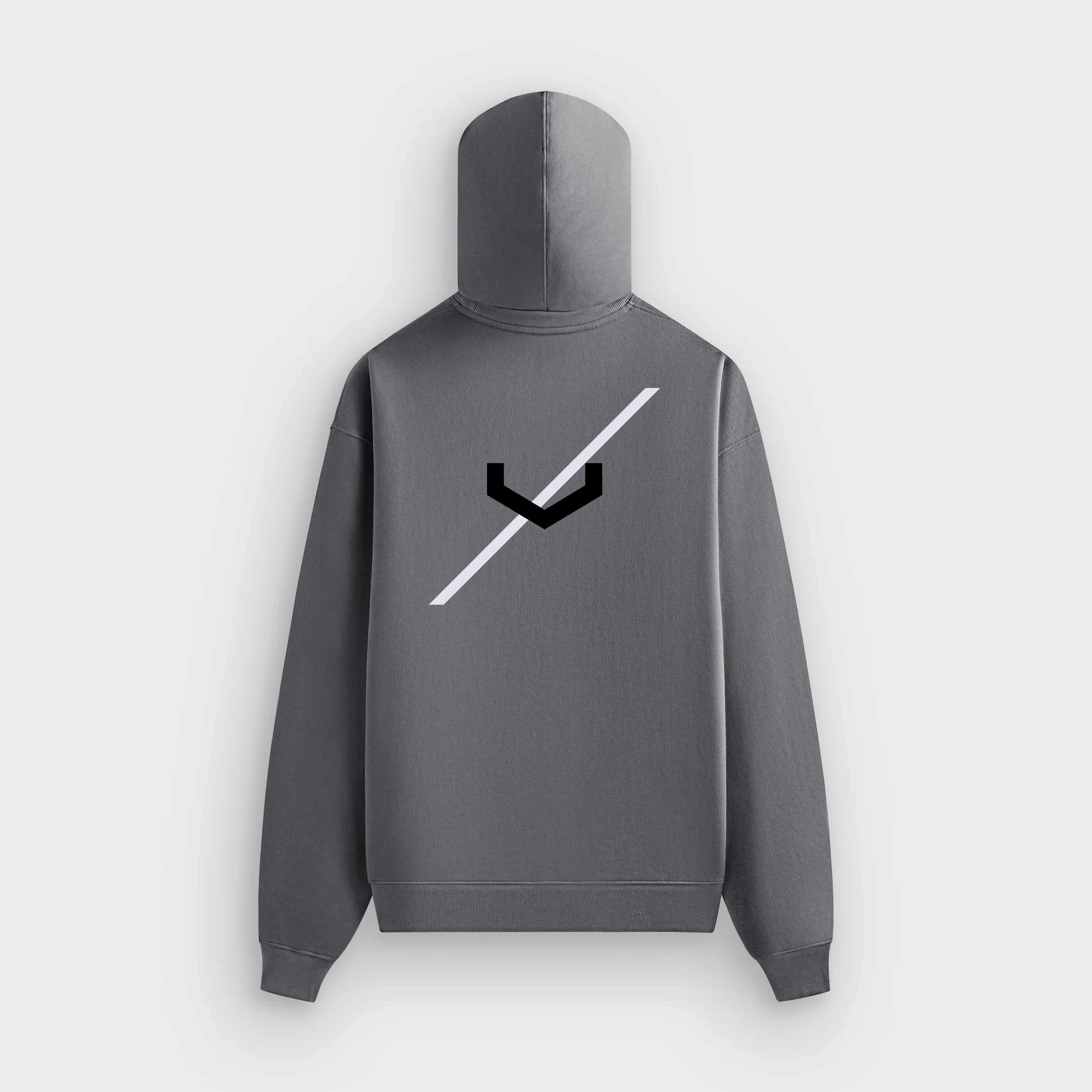 Tech Stripes Hoodie | Grey