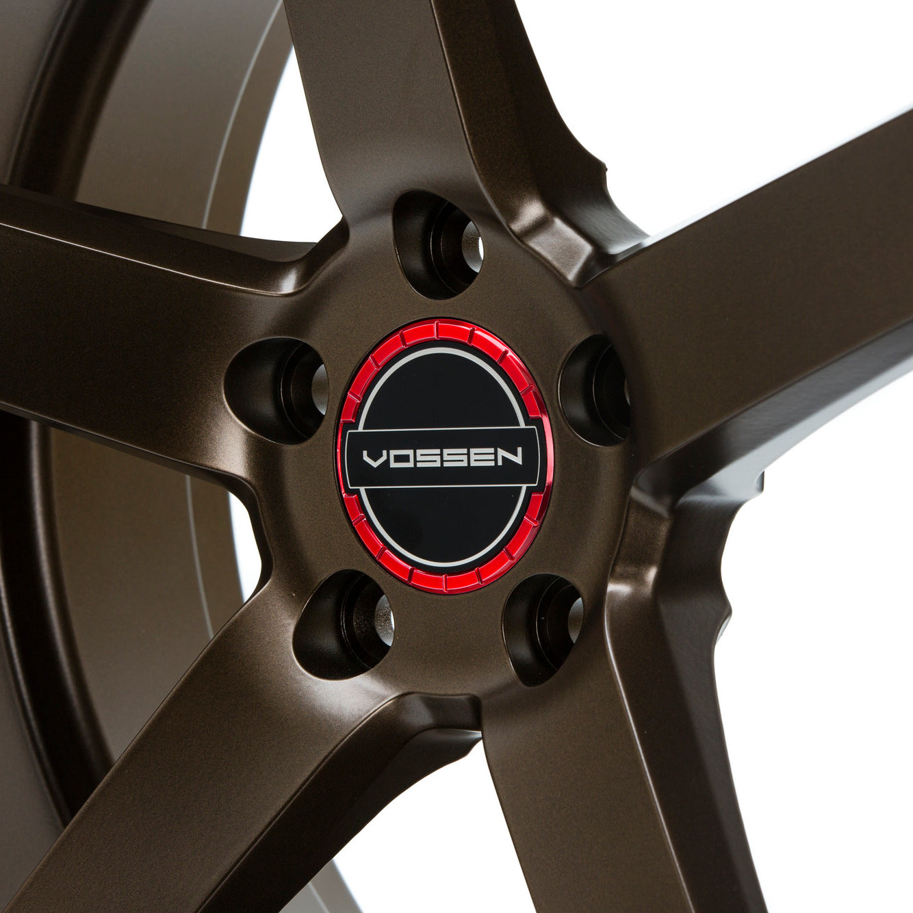 Classic Billet Sport Cap Set for CV/VF/HF Series Wheels (Vossen Red) - Vossen