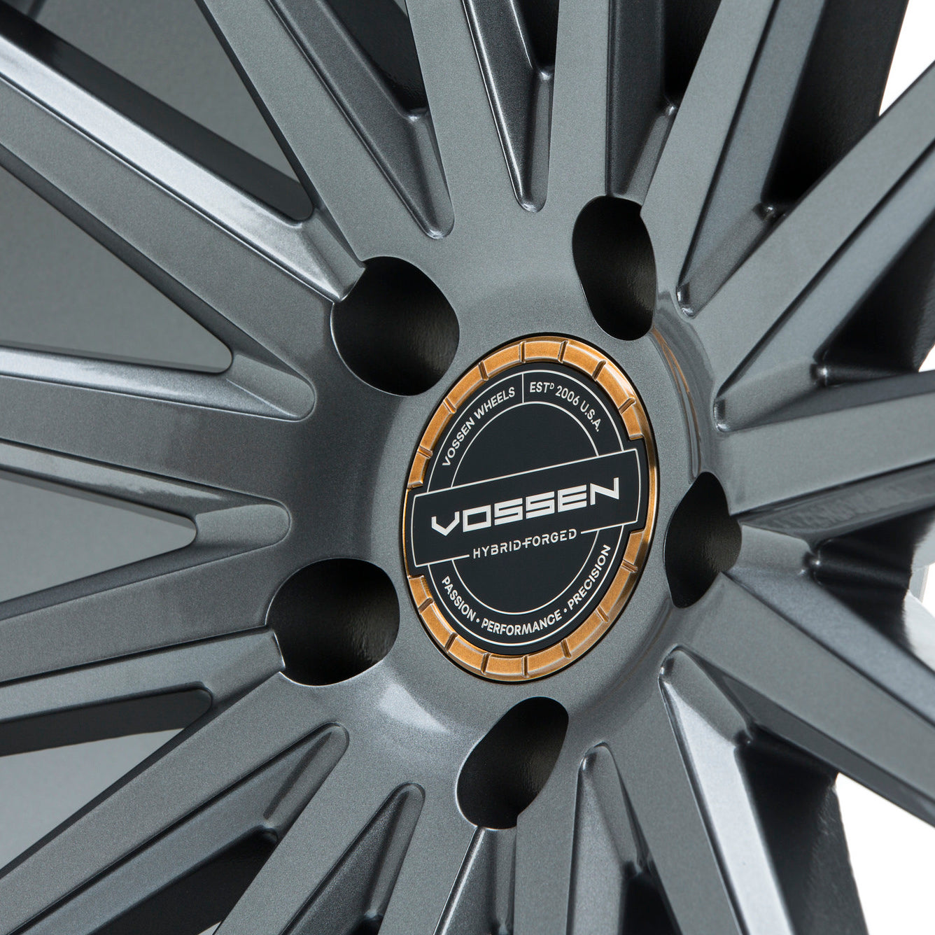 Hybrid Forged Billet Sport Cap Set for VF & HF Series Wheels (Brickell Bronze) - Vossen