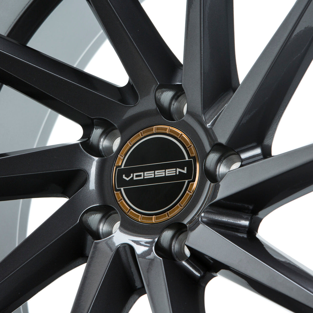 Classic Billet Sport Cap Set for CV/VF/HF Series Wheels (Brickell Bronze) - Vossen