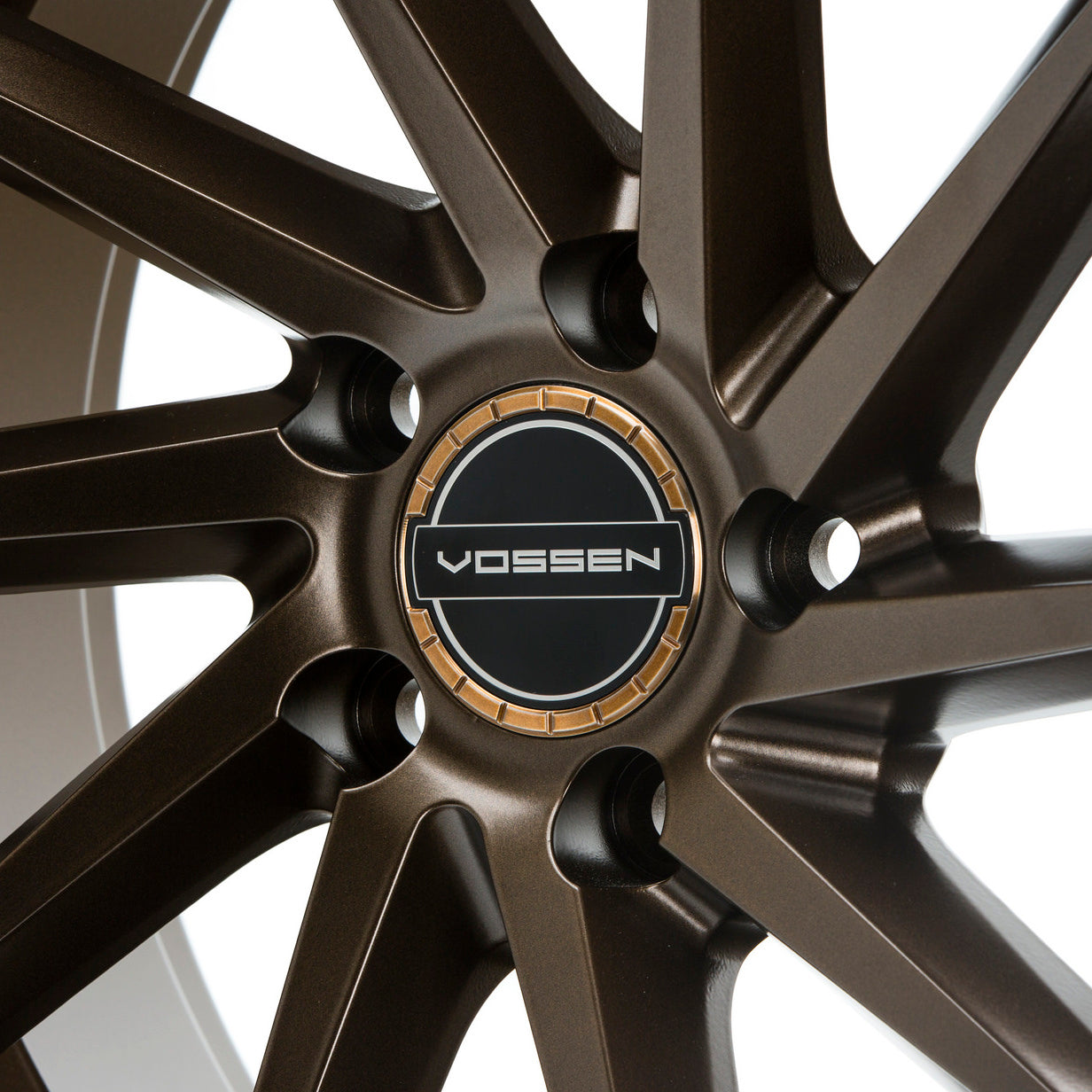 Classic Billet Sport Cap Set for CV/VF/HF Series Wheels (Brickell Bronze) - Vossen