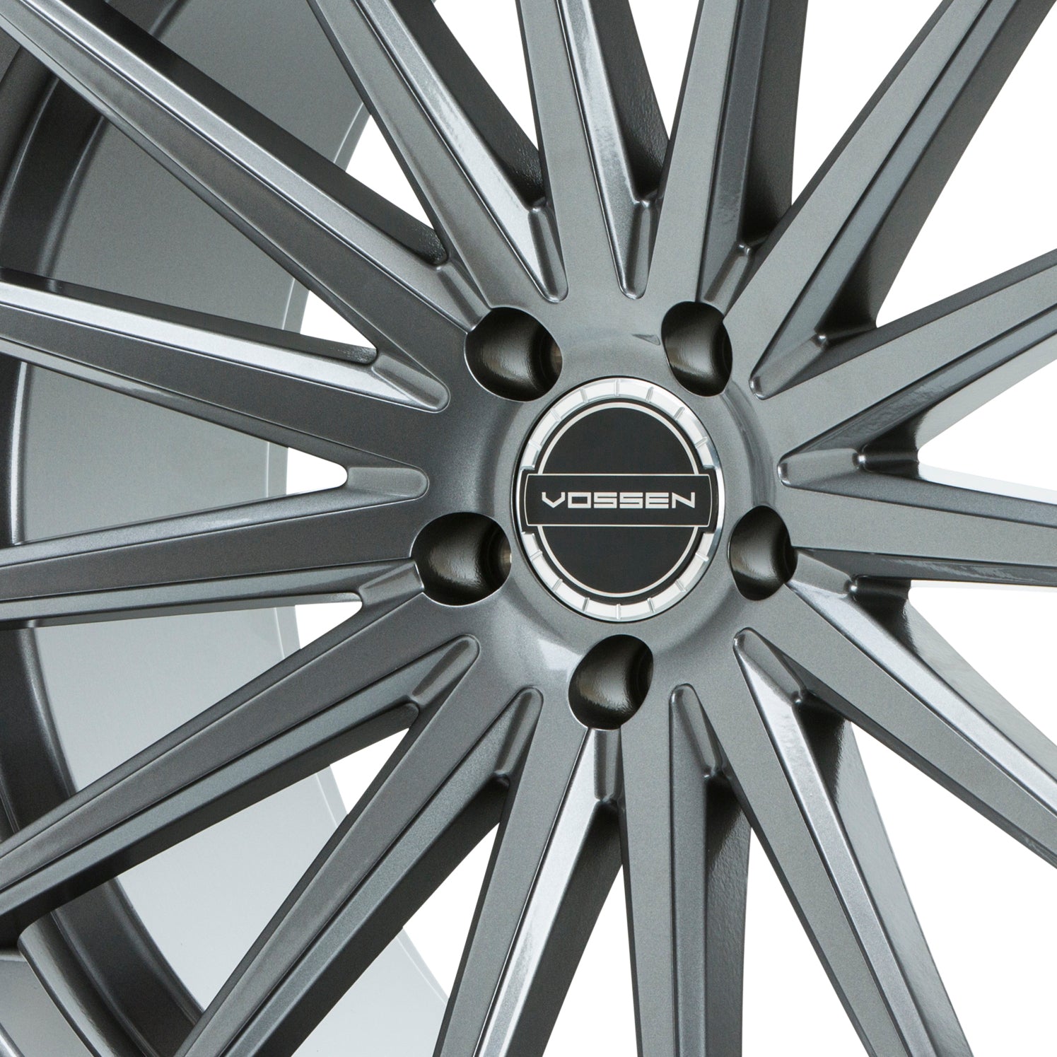 Classic Billet Sport Cap Set for CV/VF/HF Series Wheels (Gloss Clear) - Vossen