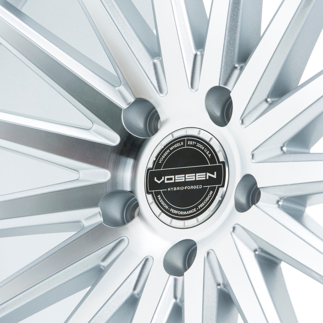 Hybrid Forged Billet Sport Cap Set for VF & HF Series Wheels (Gloss Clear) - Vossen