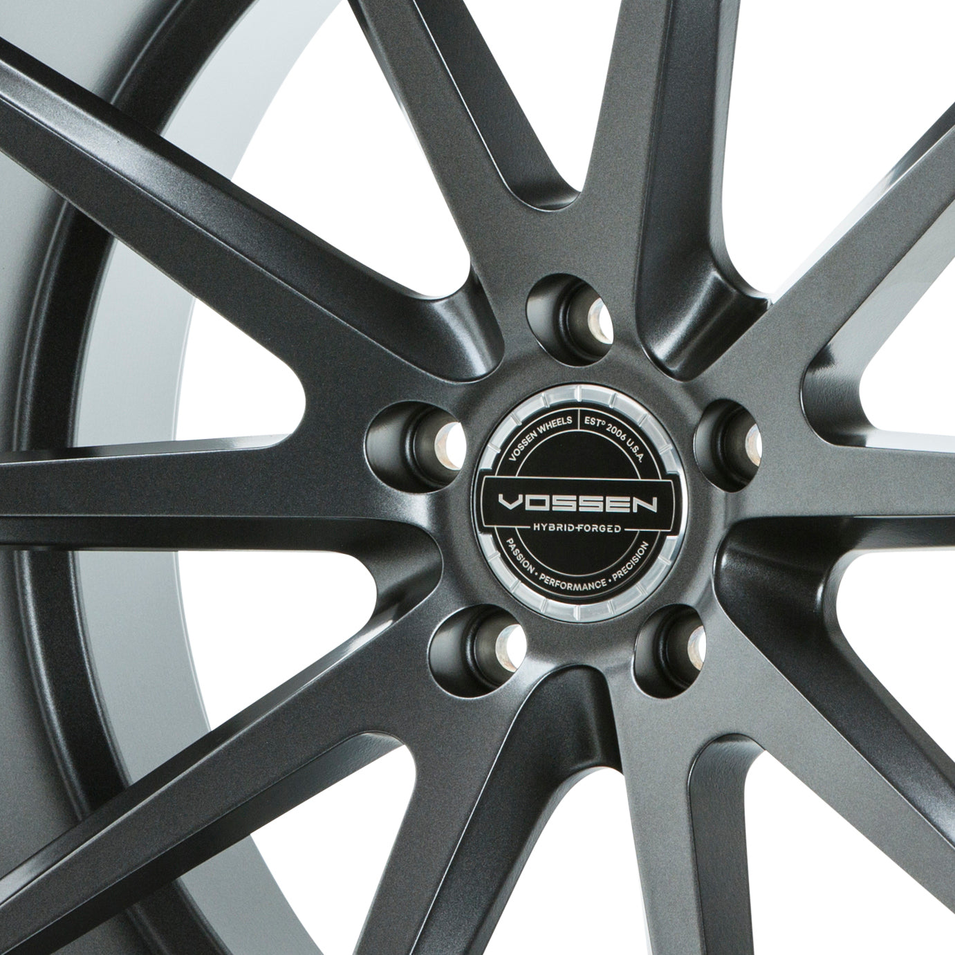 Hybrid Forged Billet Sport Cap Set for VF & HF Series Wheels (Gloss Clear) - Vossen