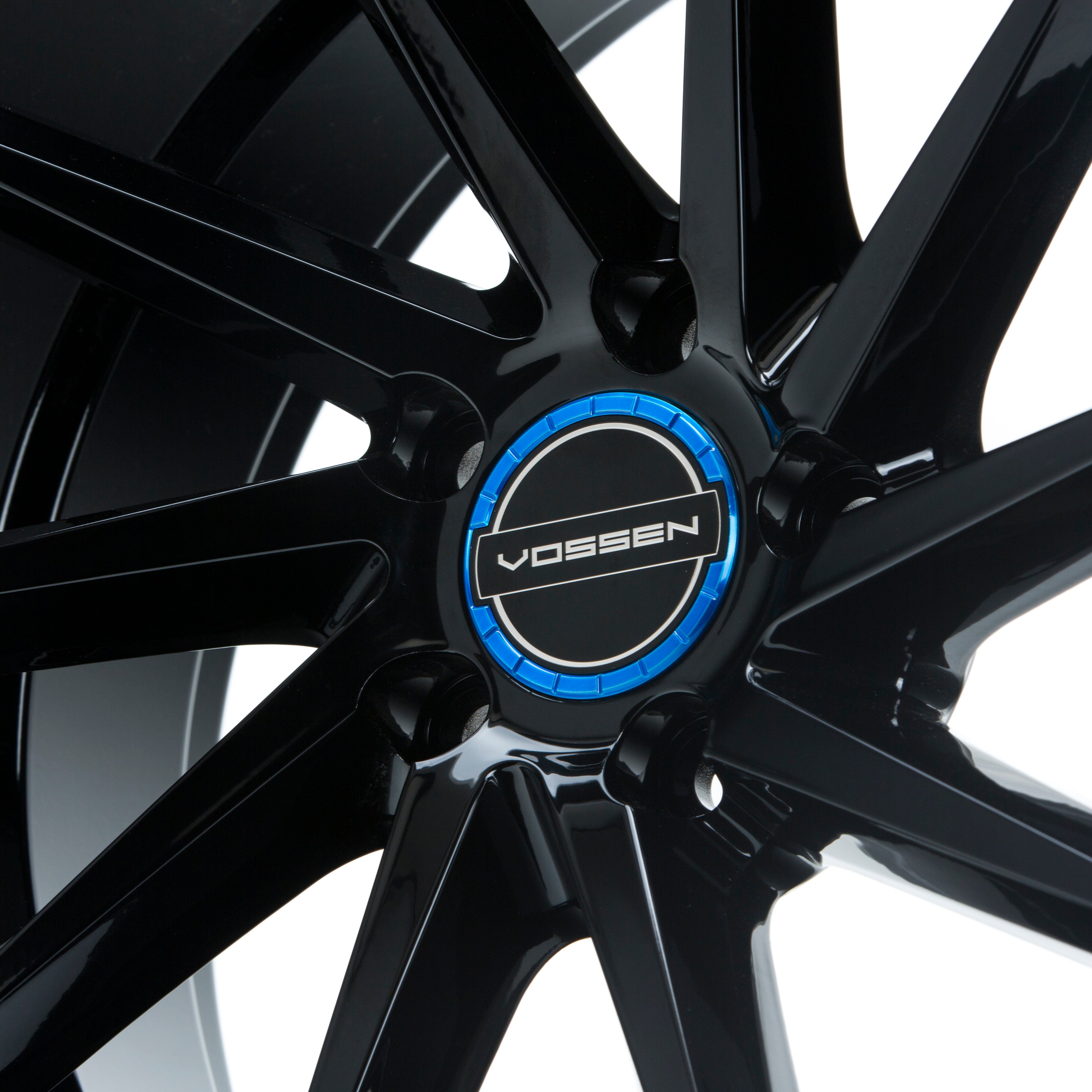 Classic Billet Sport Cap Set for CV/VF/HF Series Wheels (Fountain Blue) - Vossen