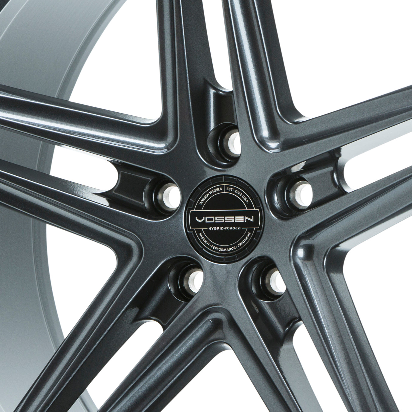 Hybrid Forged Billet Sport Cap Set for VF & HF Series Wheels (Canary Yellow) - Vossen