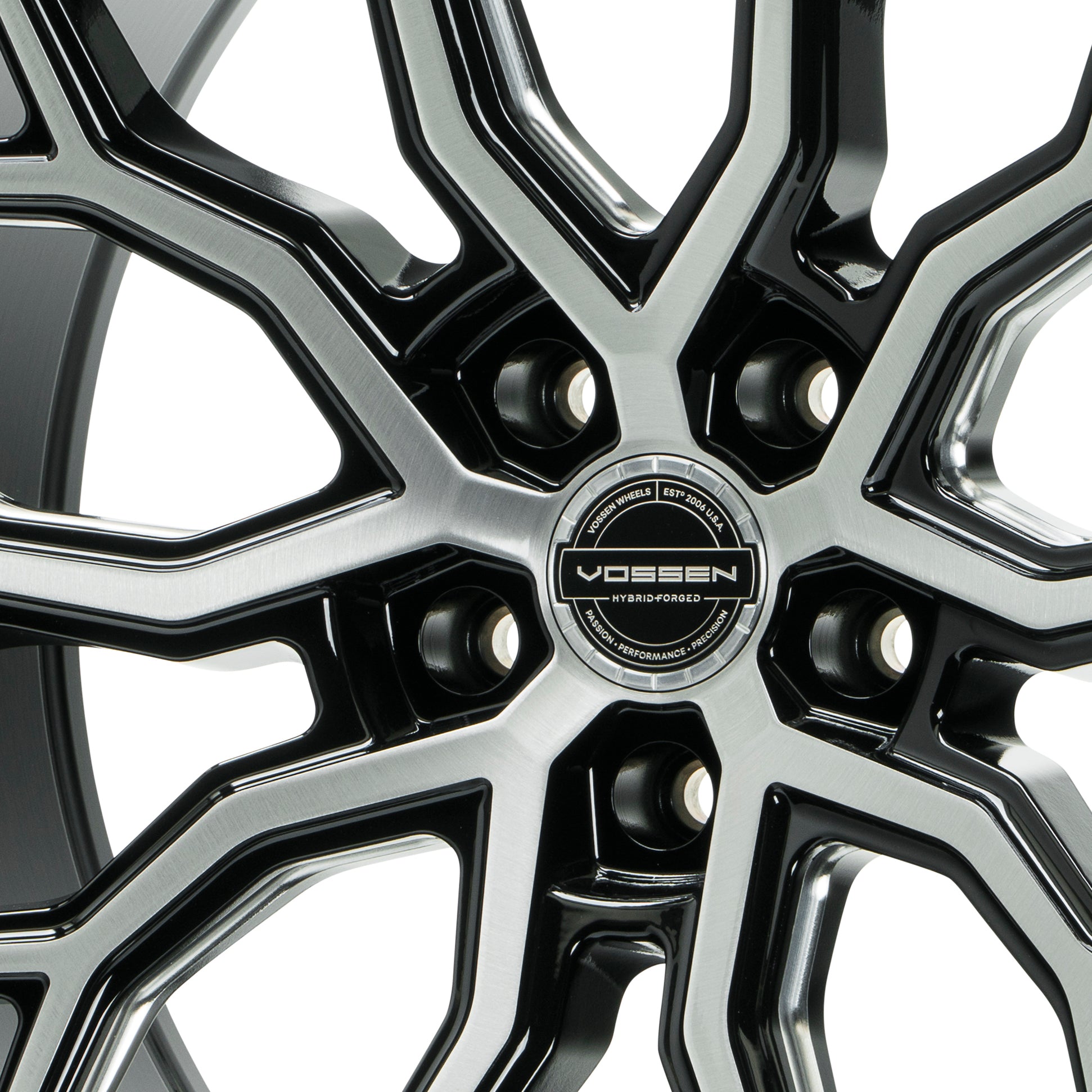Hybrid Forged Billet Sport Cap Set for VF & HF Series Wheels (Gloss Clear) - Vossen
