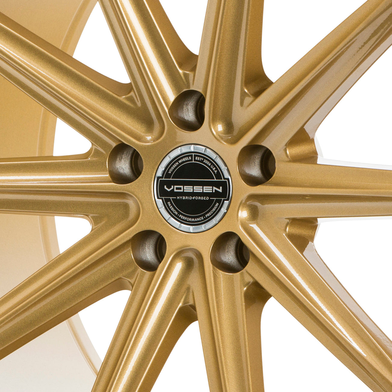 Hybrid Forged Billet Sport Cap Set for VF & HF Series Wheels (Gloss Clear) - Vossen