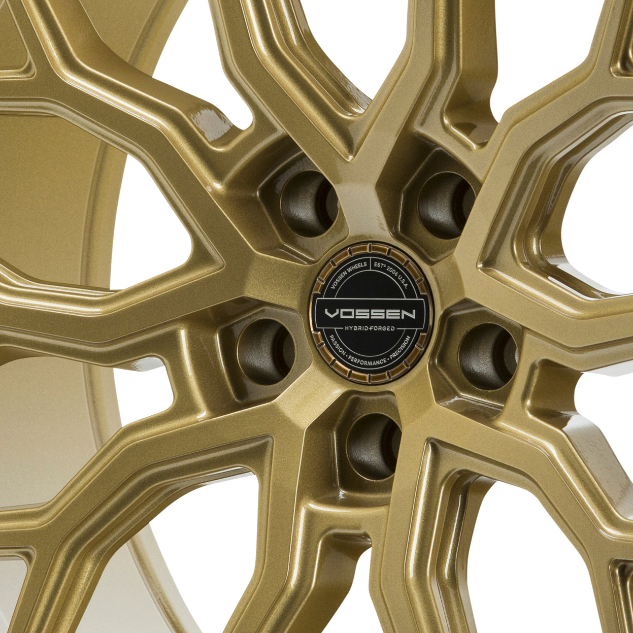 Hybrid Forged Billet Sport Cap Set for VF & HF Series Wheels (Brickell Bronze) - Vossen