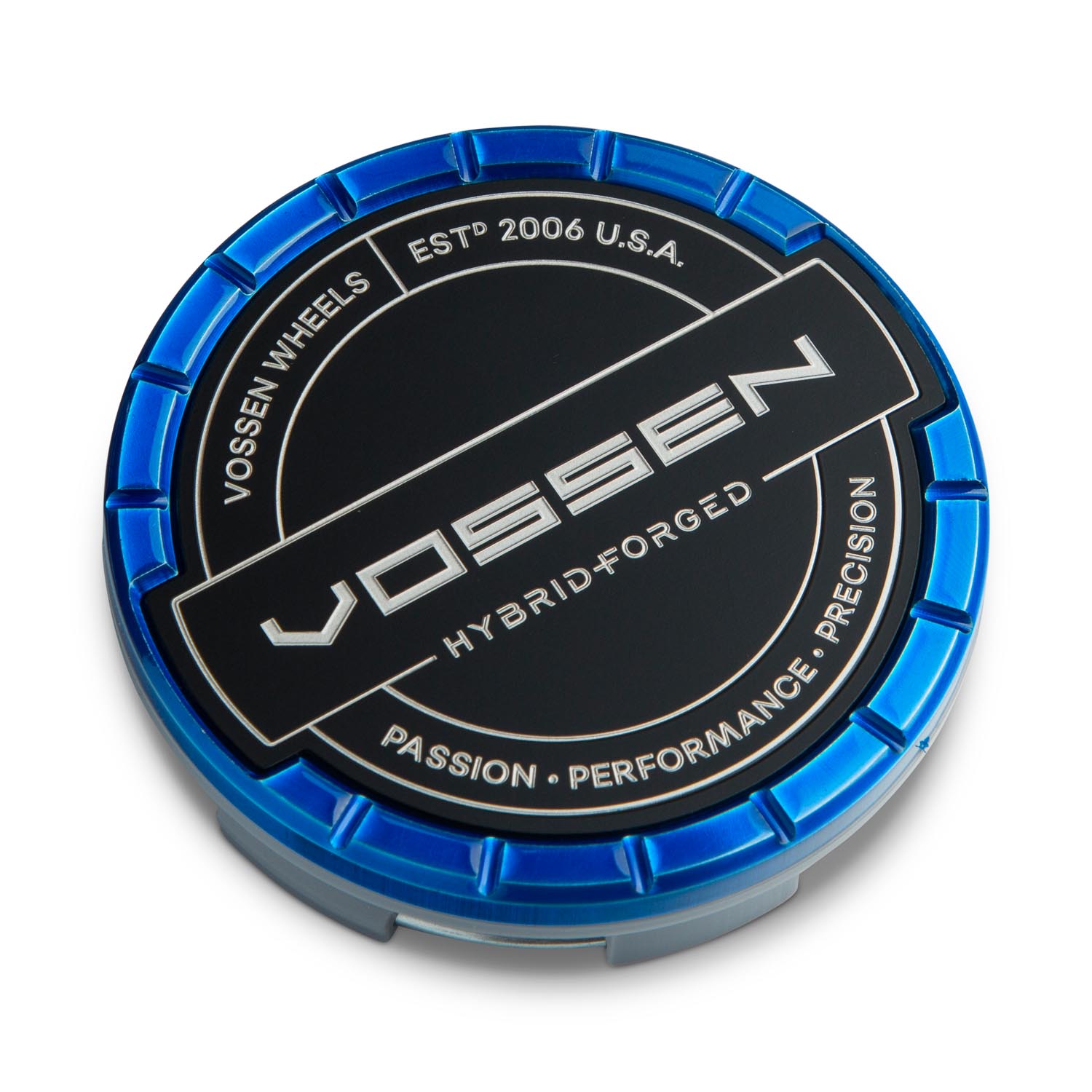 Hybrid Forged Billet Sport Cap Set for VF & HF Series Wheels (Fountain Blue) - Vossen