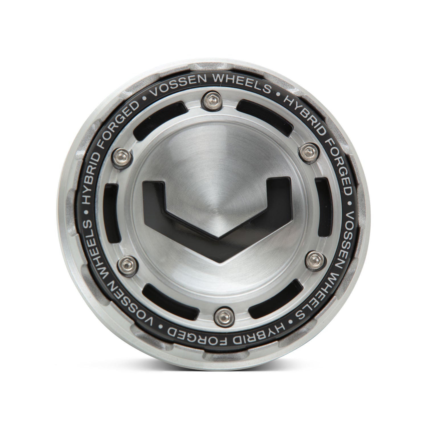 Modular Billet Caps- Brushed Gloss Clear / Satin Black - Vossen
