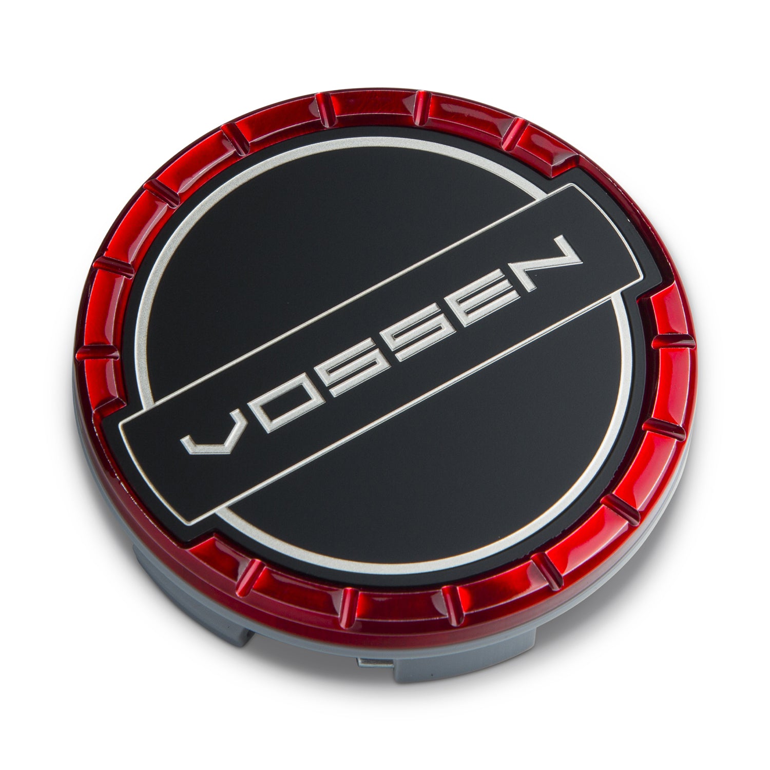 Classic Billet Sport Cap Set for CV/VF/HF Series Wheels (Vossen Red) - Vossen