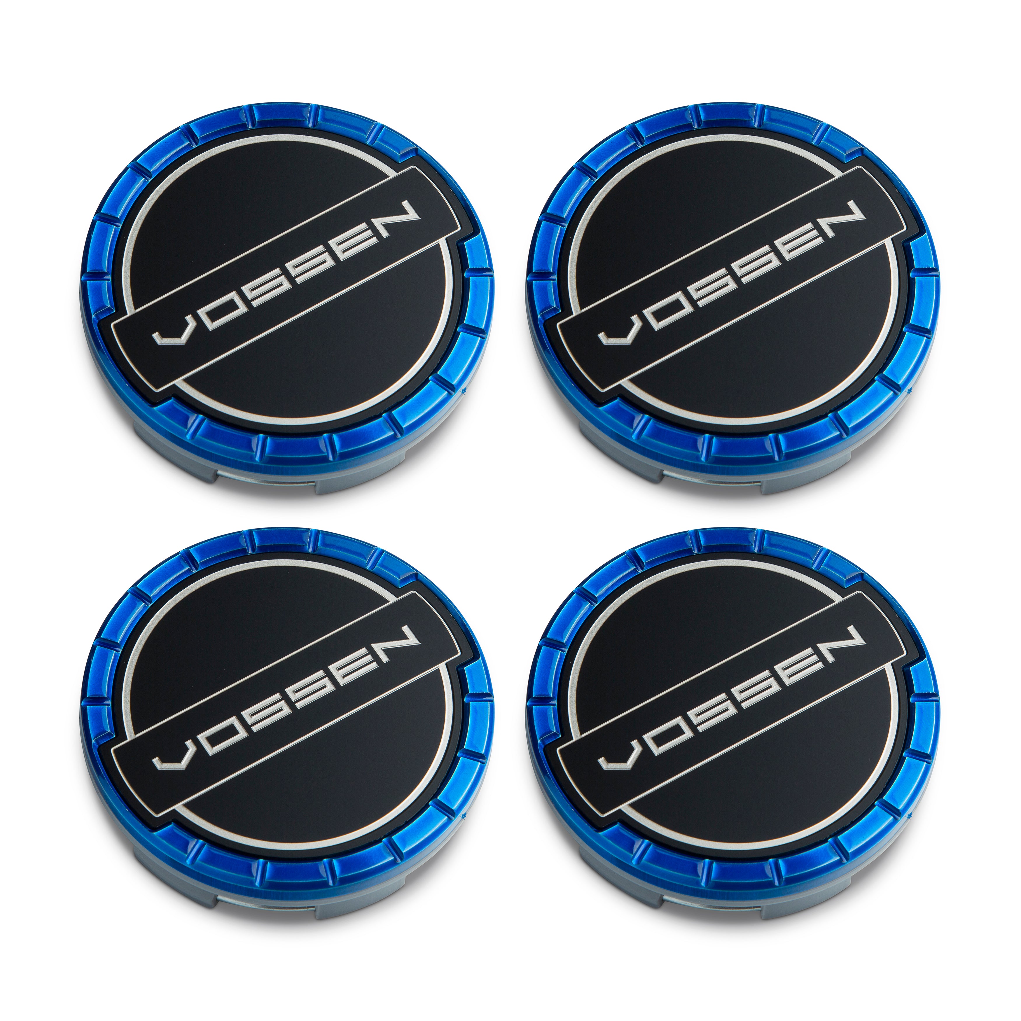 Classic Billet Sport Cap Set for CV/VF/HF Series Wheels (Fountain Blue) - Vossen
