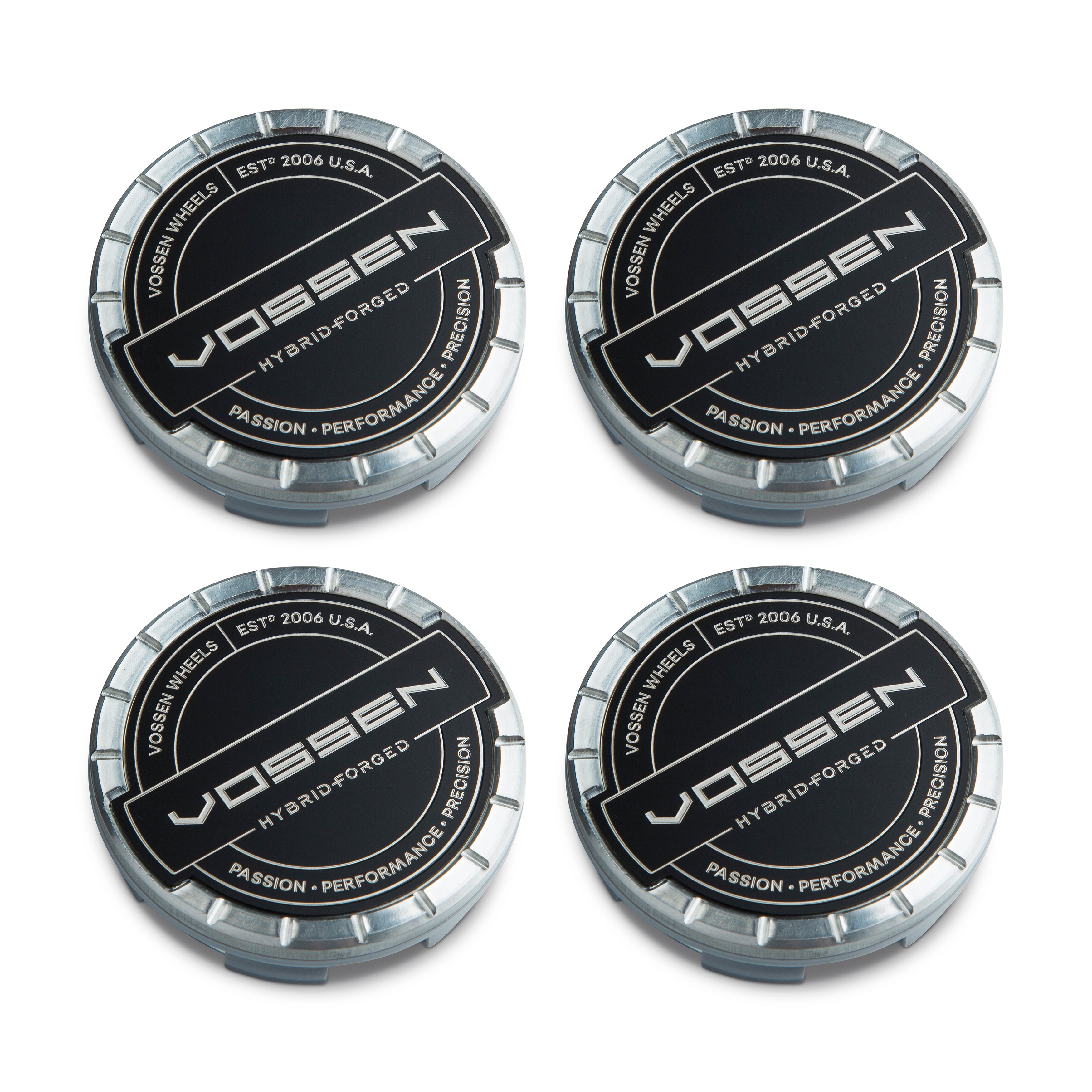 Hybrid Forged Billet Sport Cap Set for VF & HF Series Wheels (Gloss Clear) - Vossen