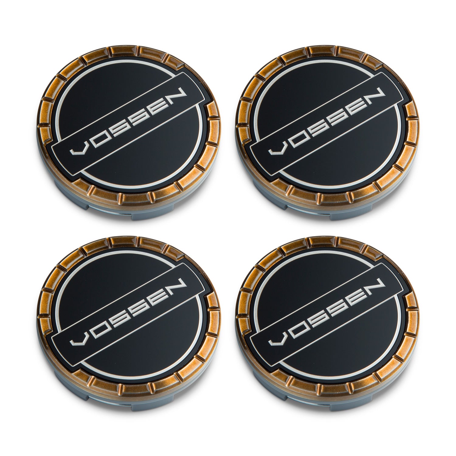 Classic Billet Sport Cap Set for CV/VF/HF Series Wheels (Brickell Bronze) - Vossen
