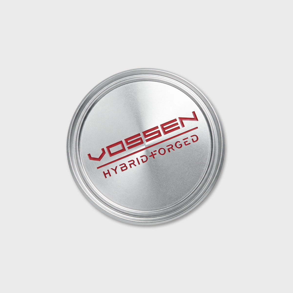 Hybrid Forged Optional Center Cap (Satin Clear/Red)