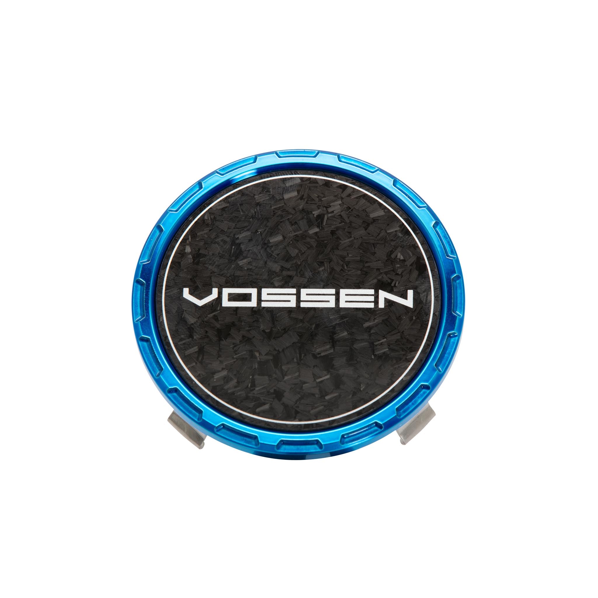 Classic Carbon Billet Sport Cap for VF & HF Series Wheels (Fountain Blue) - Forged Carbon