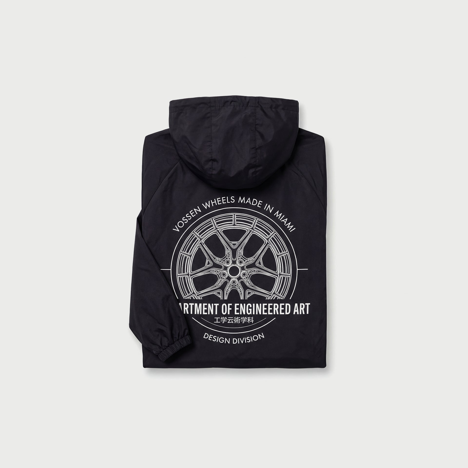 Vossen DOEA Tech Windbreaker - Charcoal Black