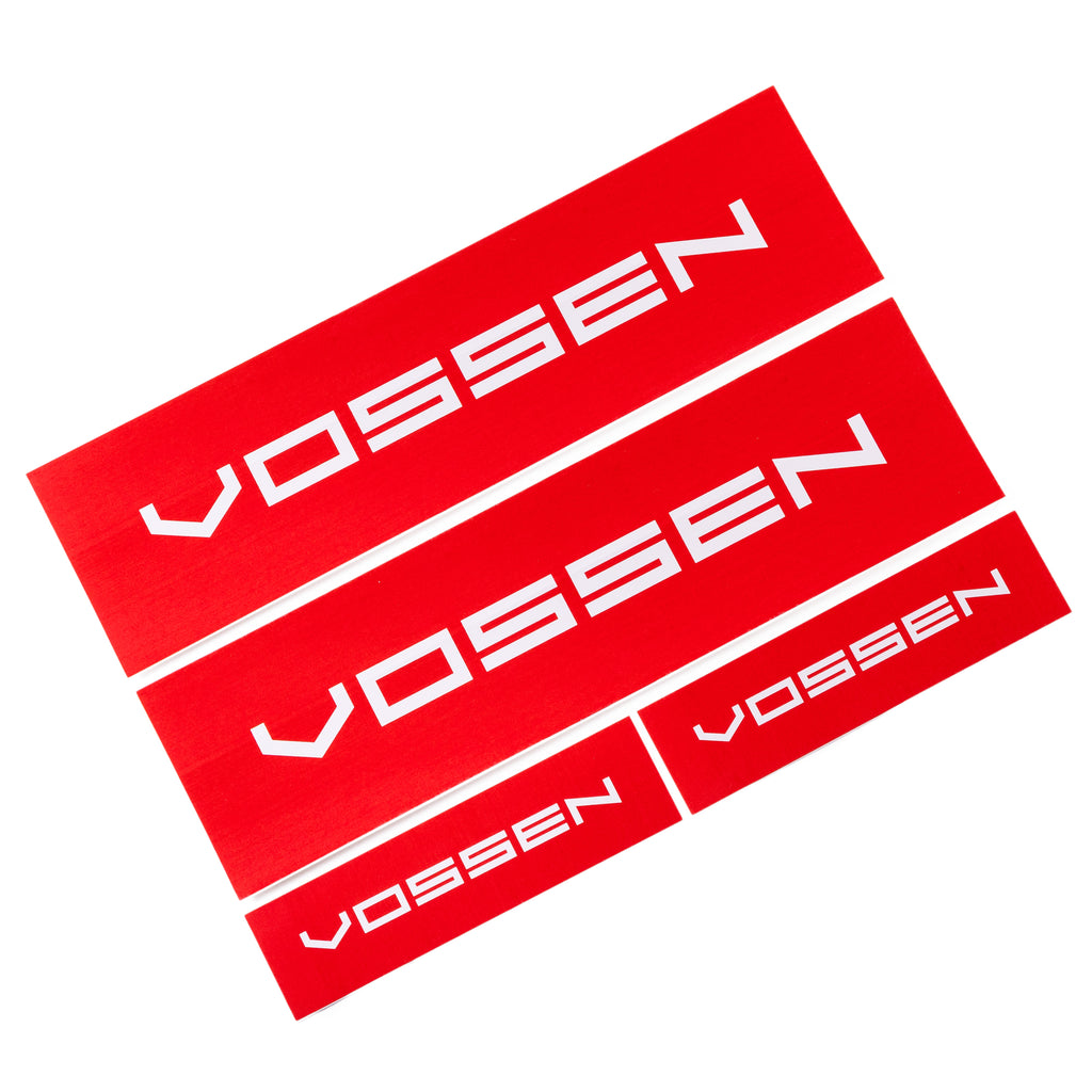Red Slap Sticker 4 Pack - Vossen