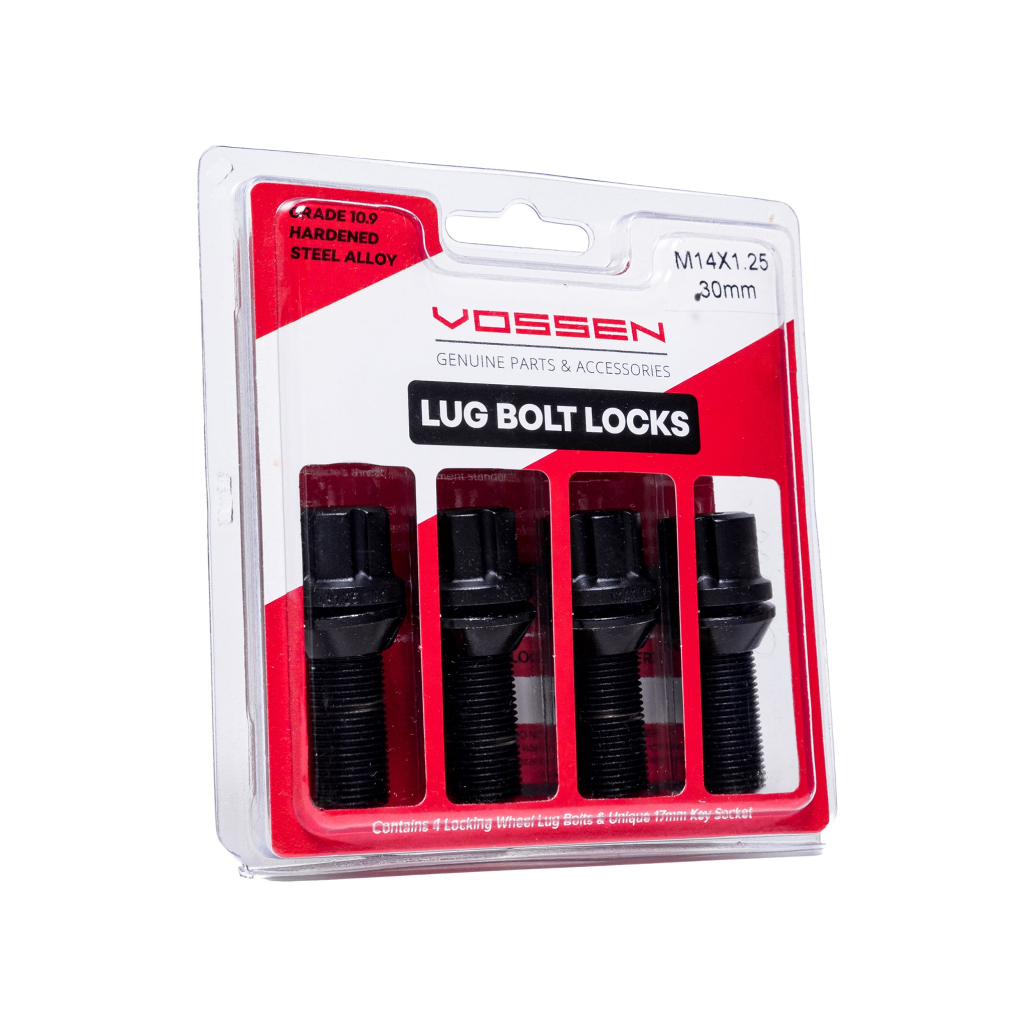 14x1.5 30mm Lug Bolt Locks - Vossen