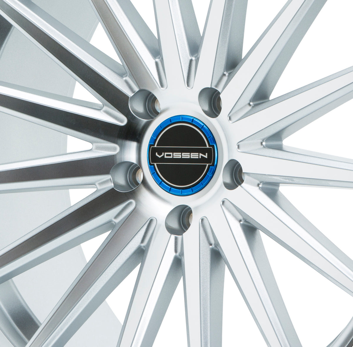 Classic Billet Sport Cap Set for CV/VF/HF Series Wheels (Fountain Blue) - Vossen