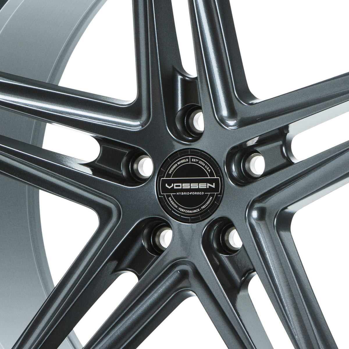 Hybrid Forged Billet Sport Cap Set for VF & HF Series Wheels (Canary Yellow) - Vossen