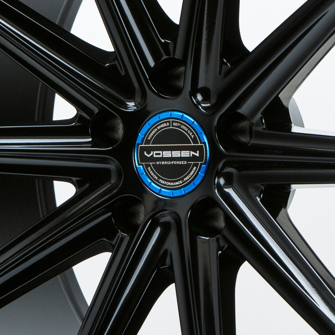 Hybrid Forged Billet Sport Cap Set for VF & HF Series Wheels (Fountain Blue) - Vossen