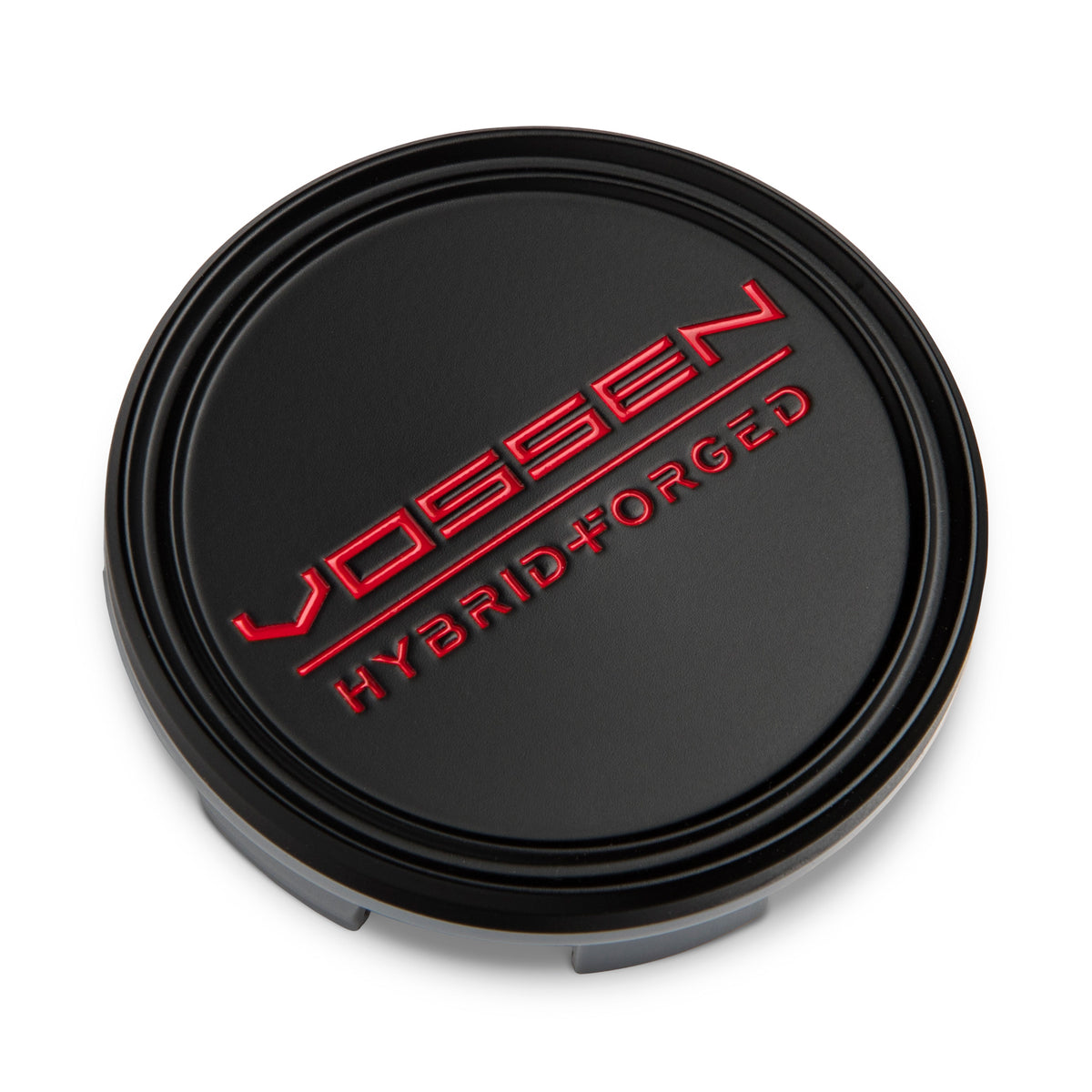 Hybrid Forged Optional Center Cap (Satin Black/Red) - Vossen