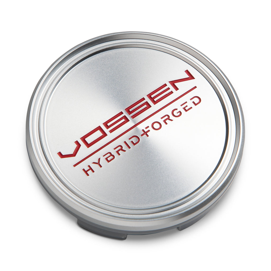 Hybrid Forged Optional Center Cap (Satin Clear/Red) - Vossen