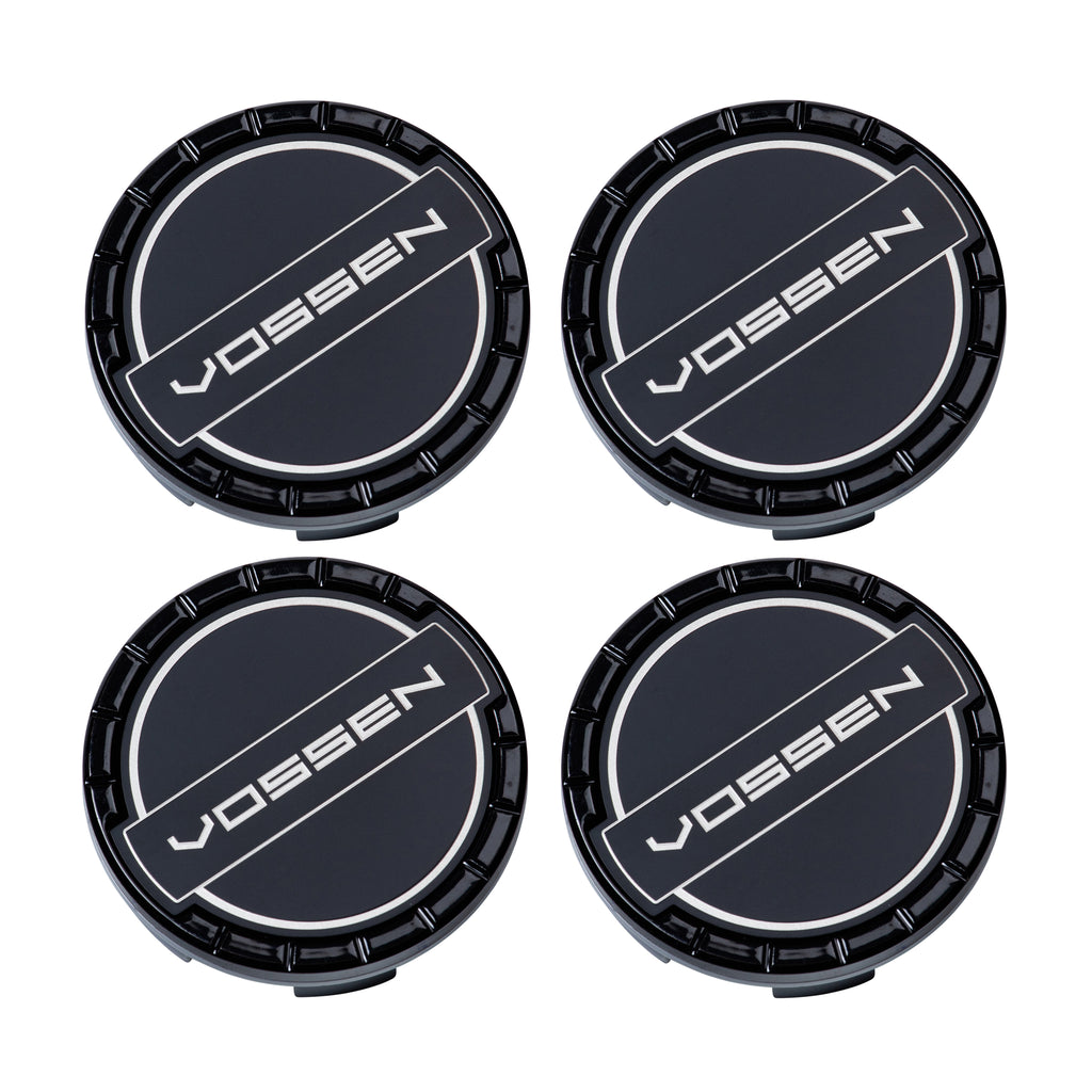 Classic Billet Sport Cap Set for CV/VF/HF Series Wheels (Gloss Black) - Vossen