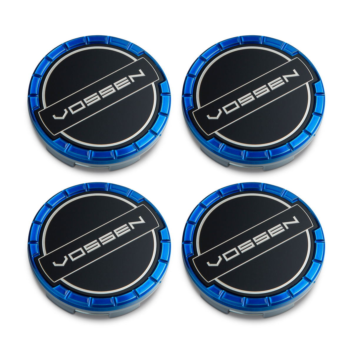 Classic Billet Sport Cap Set for CV/VF/HF Series Wheels (Fountain Blue) - Vossen