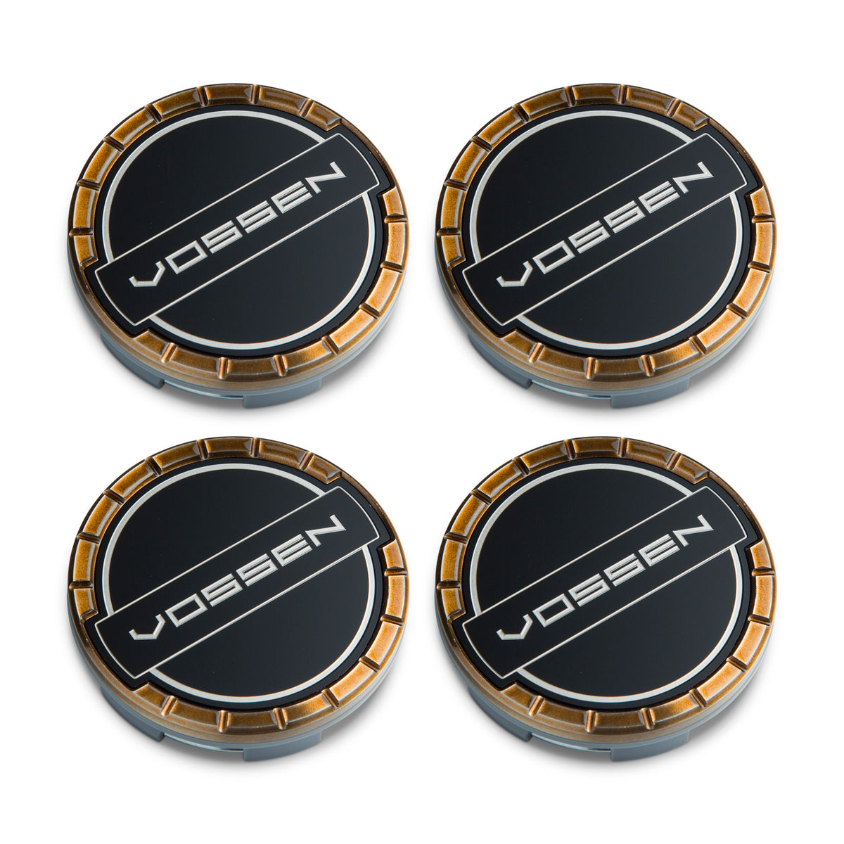 Classic Billet Sport Cap Set for CV/VF/HF Series Wheels (Brickell Bronze) - Vossen